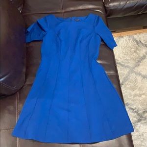 Ann Taylor A line blue dress